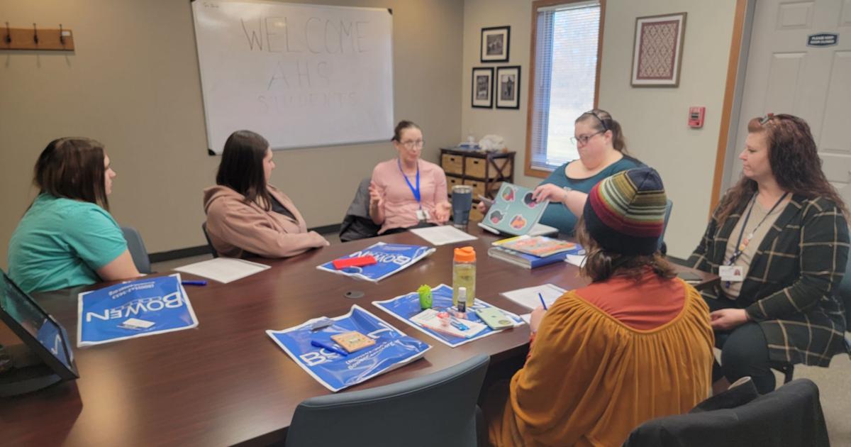 AHS seniors job shadow Bowen Center