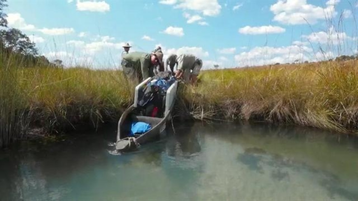 The glacier of the Kalahari
