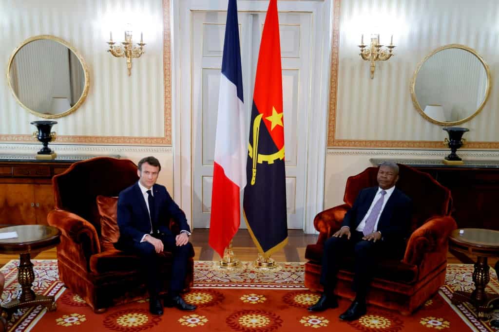France's Macron pushes economic ties in Angola